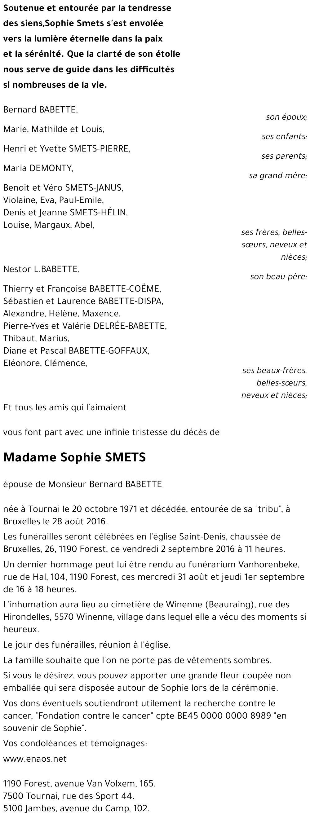 Sophie SMETS