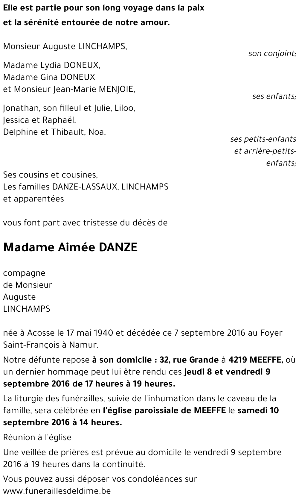 Aimée DANZE