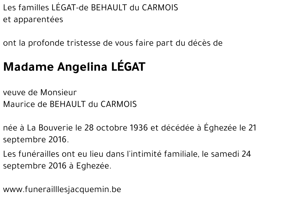 Angélina LÉGAT