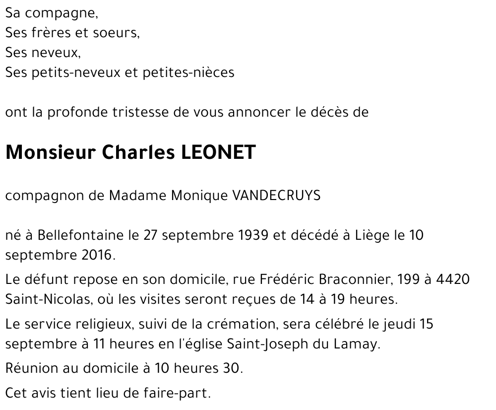 Charles Leonet