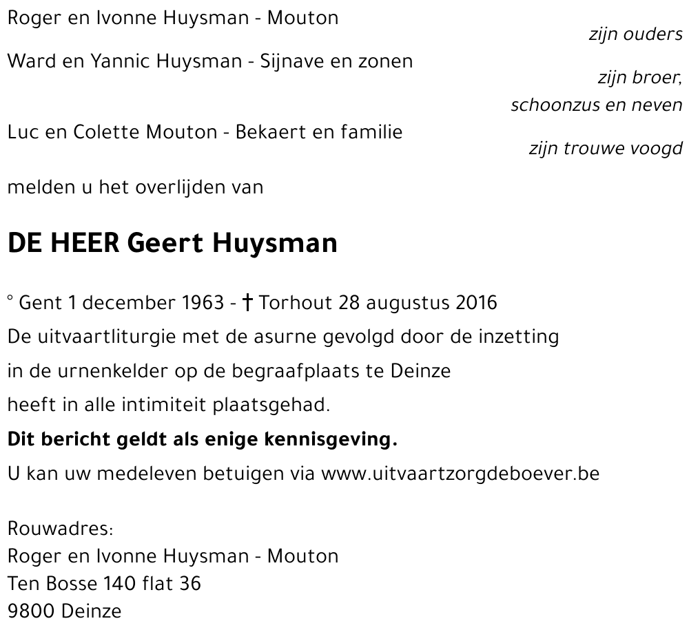 Geert Huysman