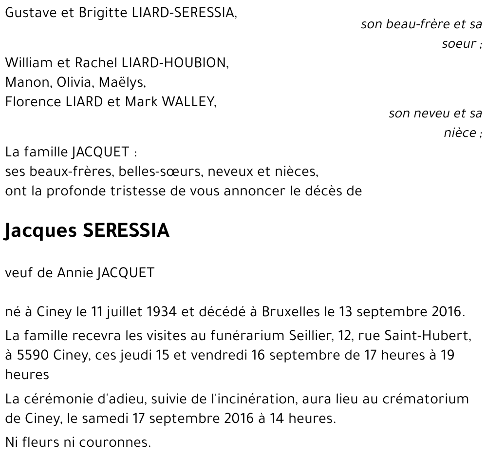 Jacques SERESSIA