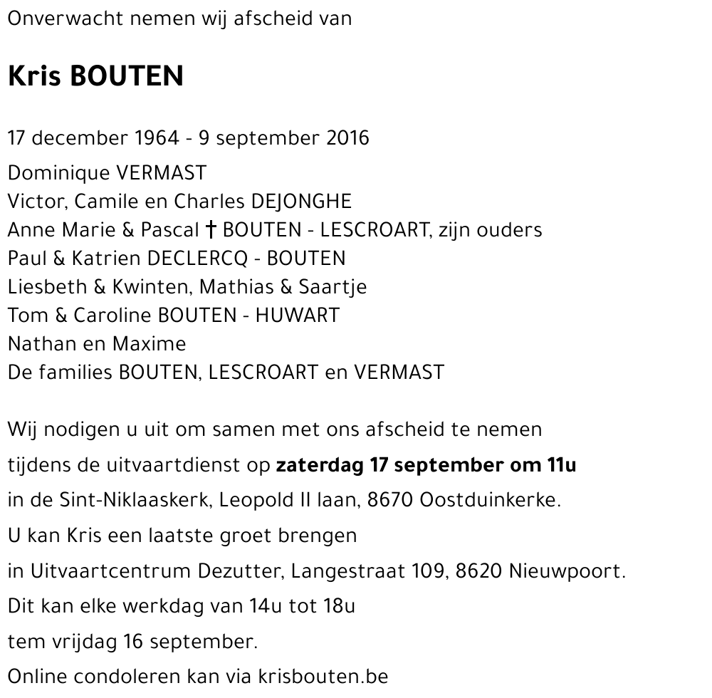 Kris BOUTEN