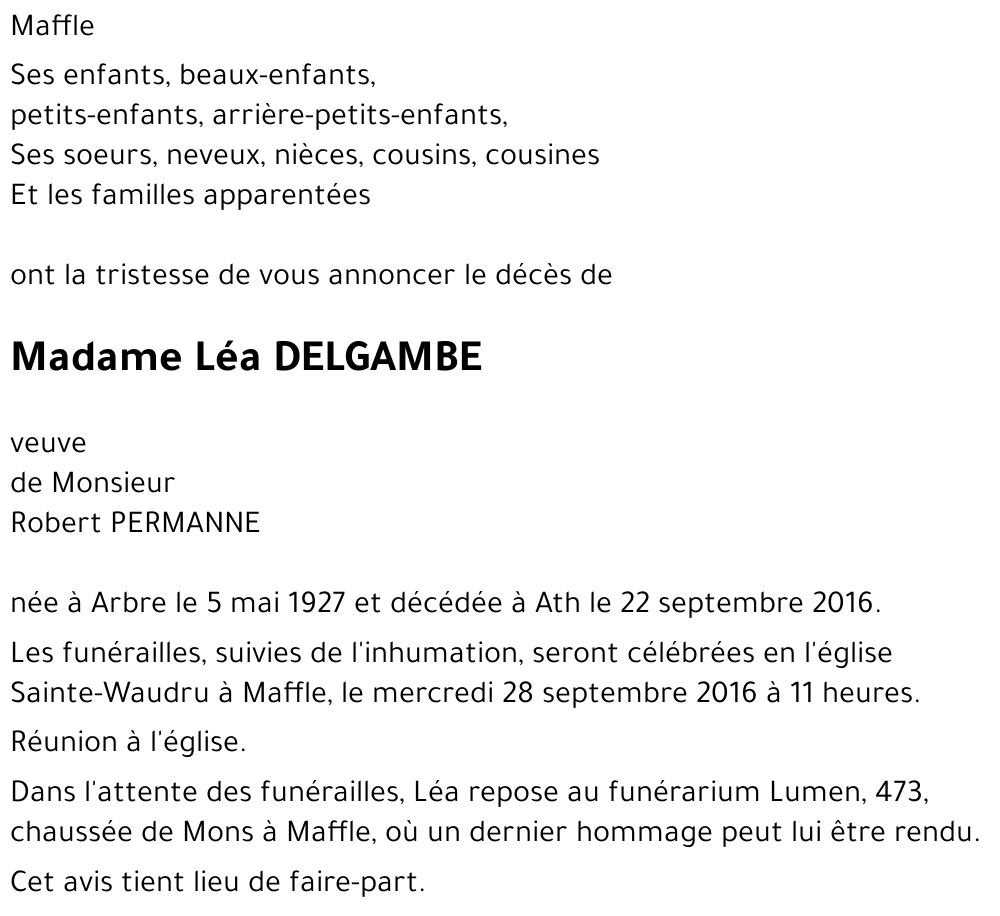 Léa DELGAMBE