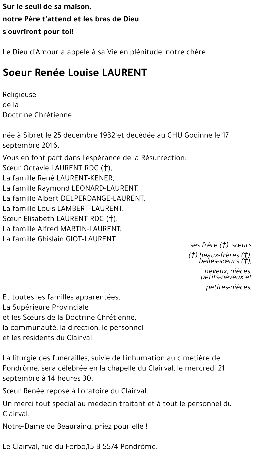Louise LAURENT