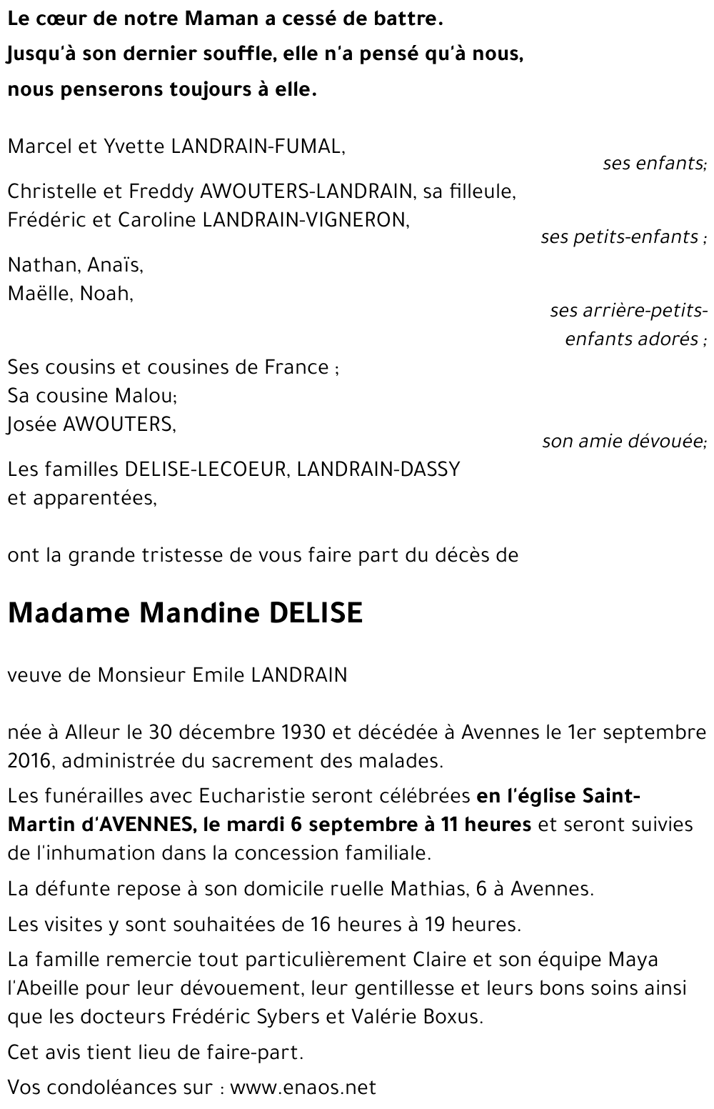 Mandine DELISE