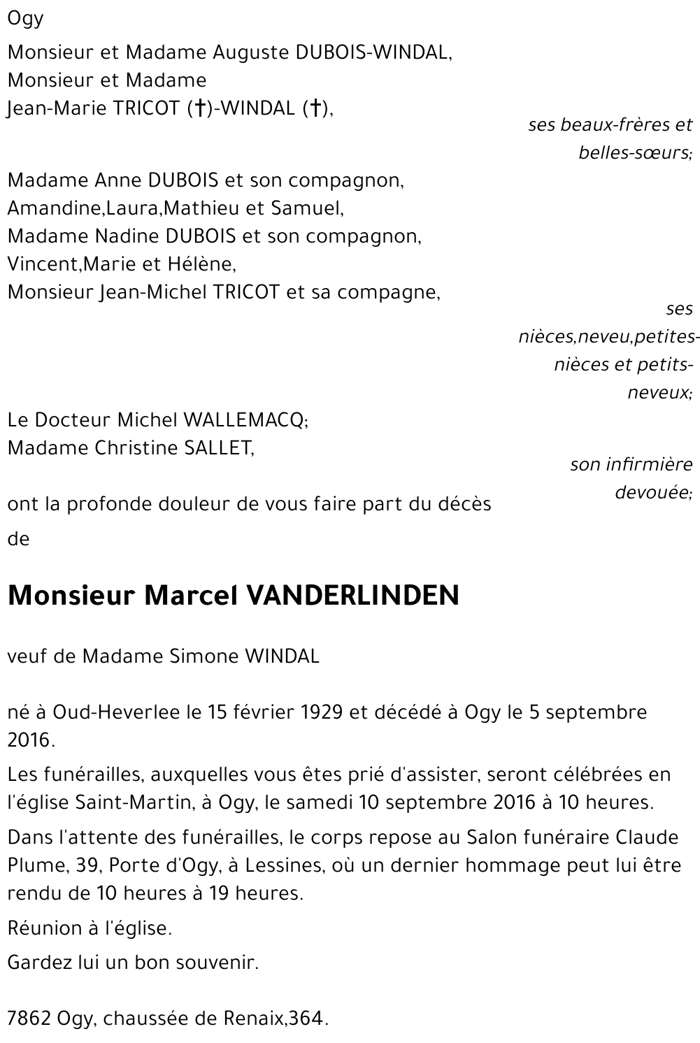Marcel VANDERLINDEN
