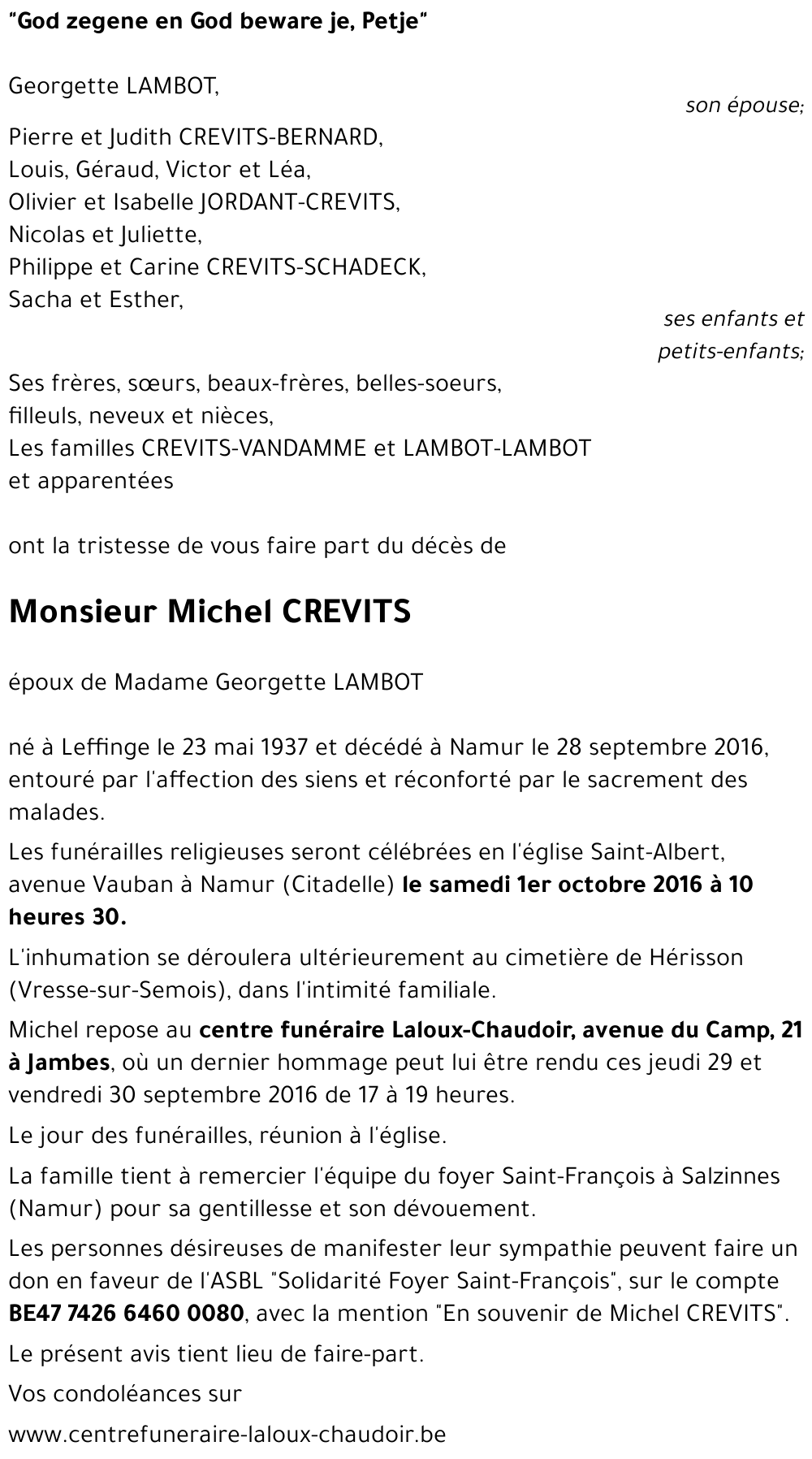 Michel CREVITS