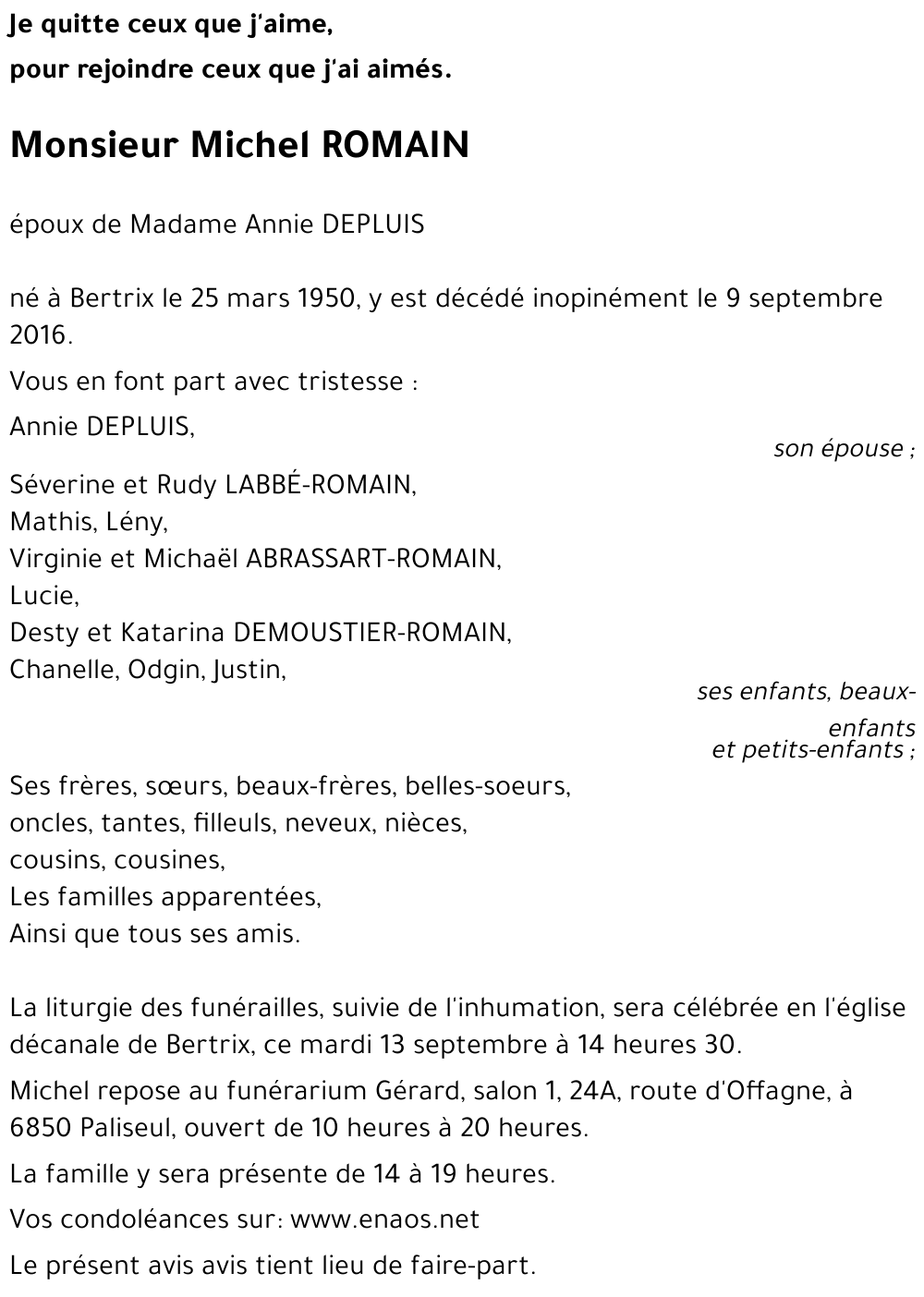 Michel ROMAIN