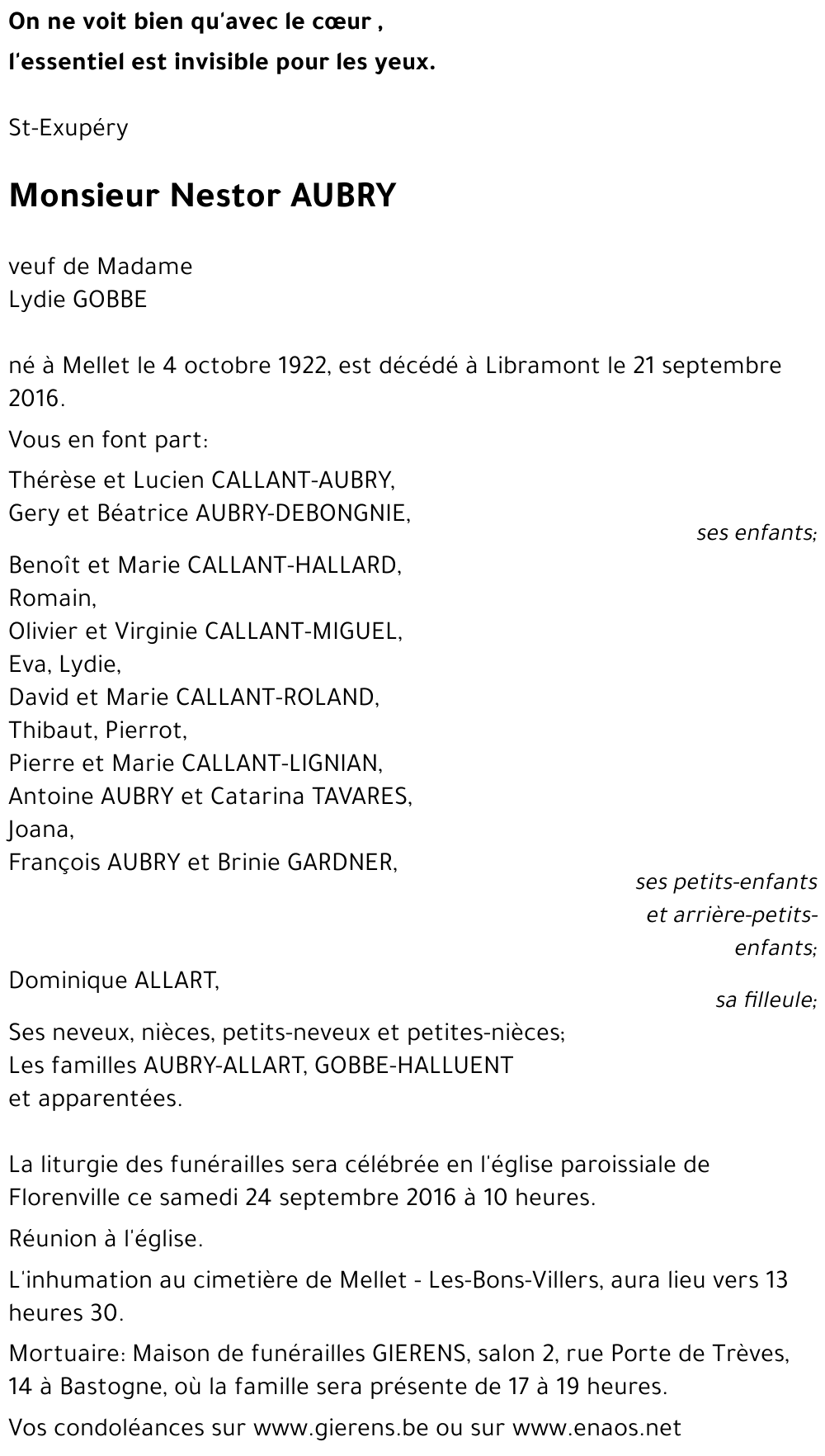 Nestor AUBRY