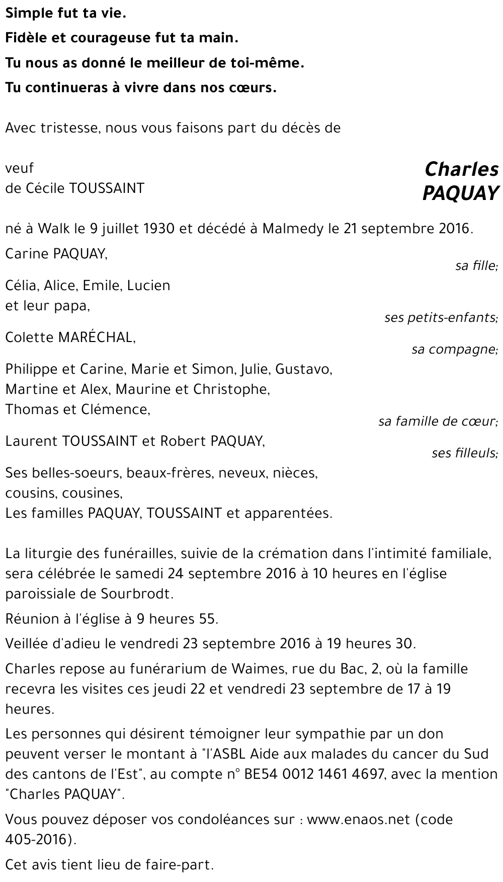 Paquay Charles