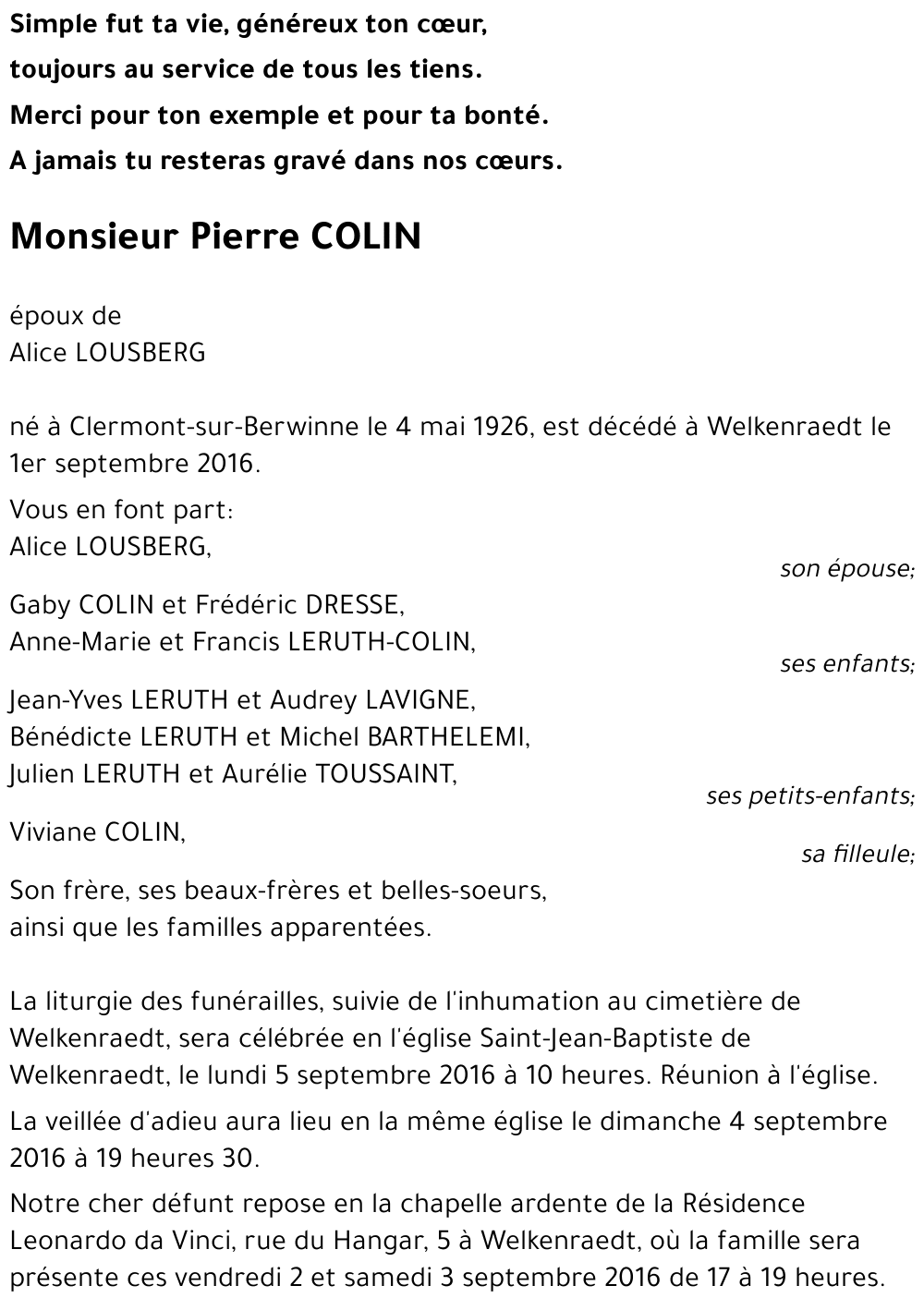 Pierre COLIN