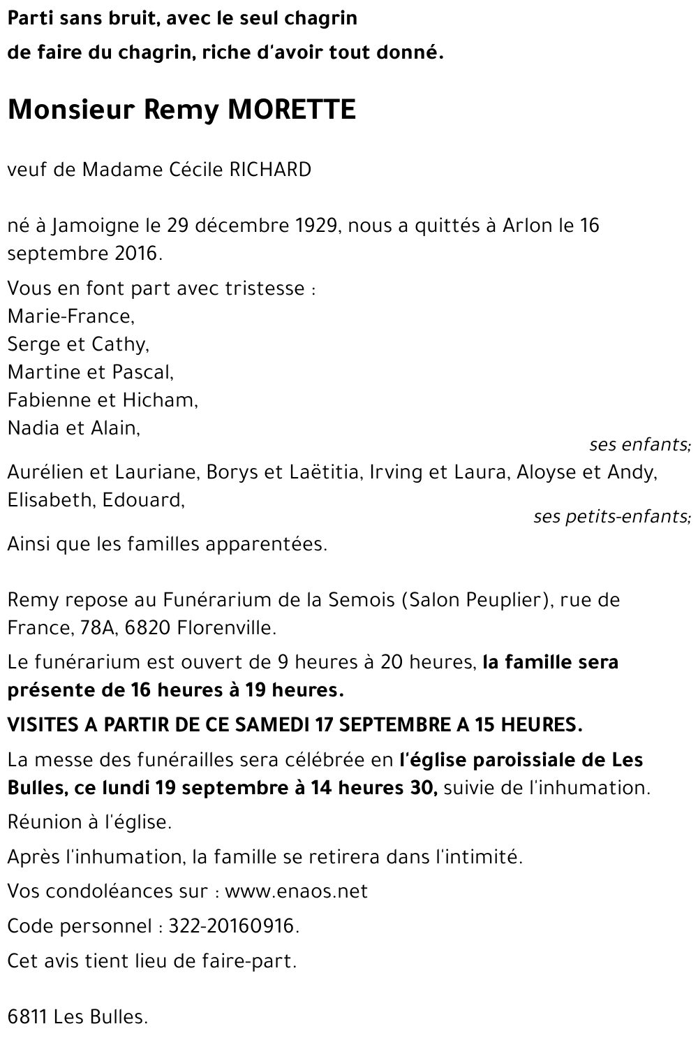 Remy MORETTE