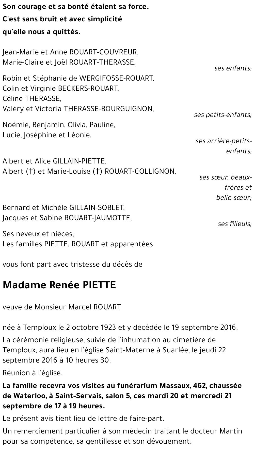 Renée PIETTE