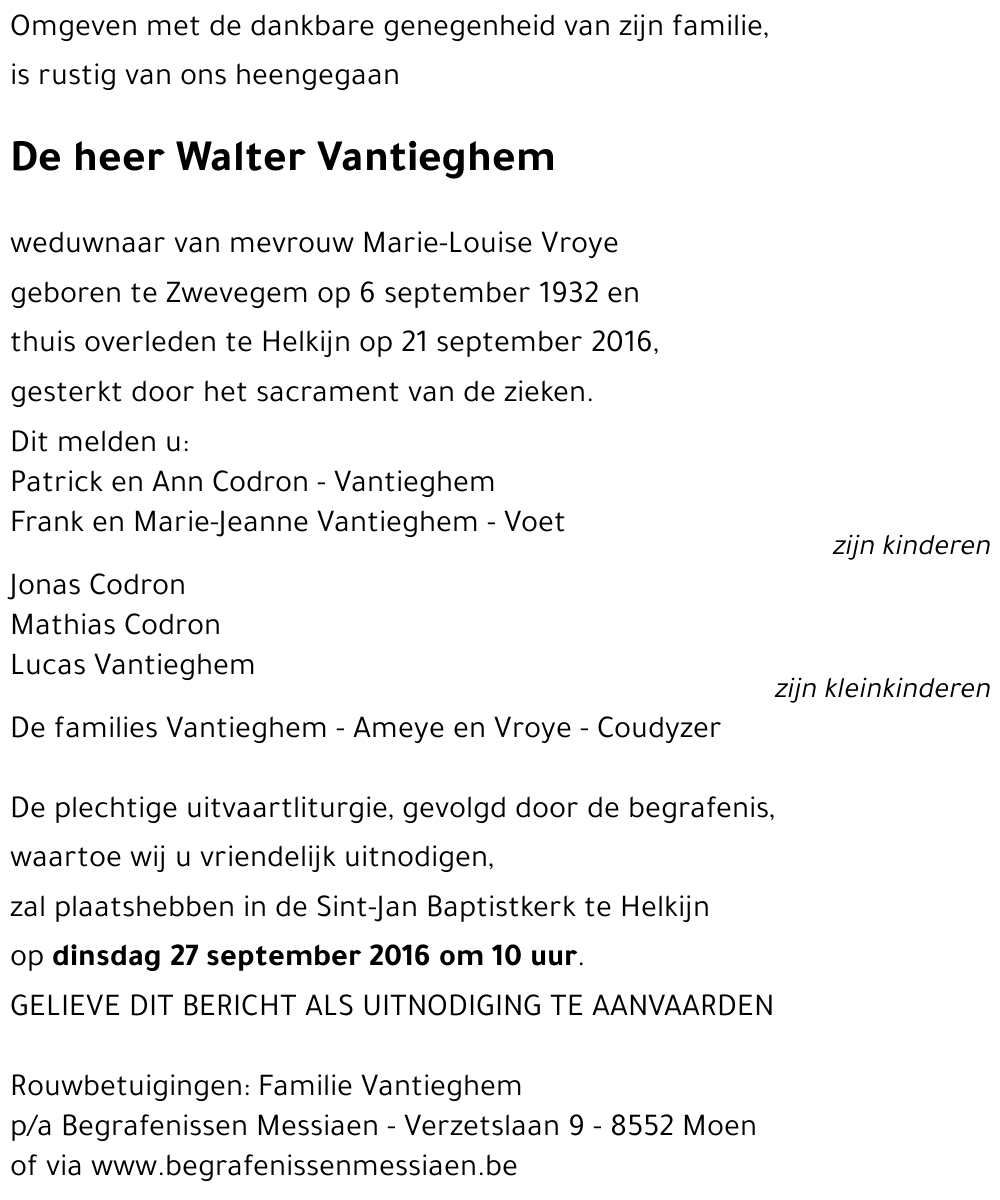 Walter Vantieghem