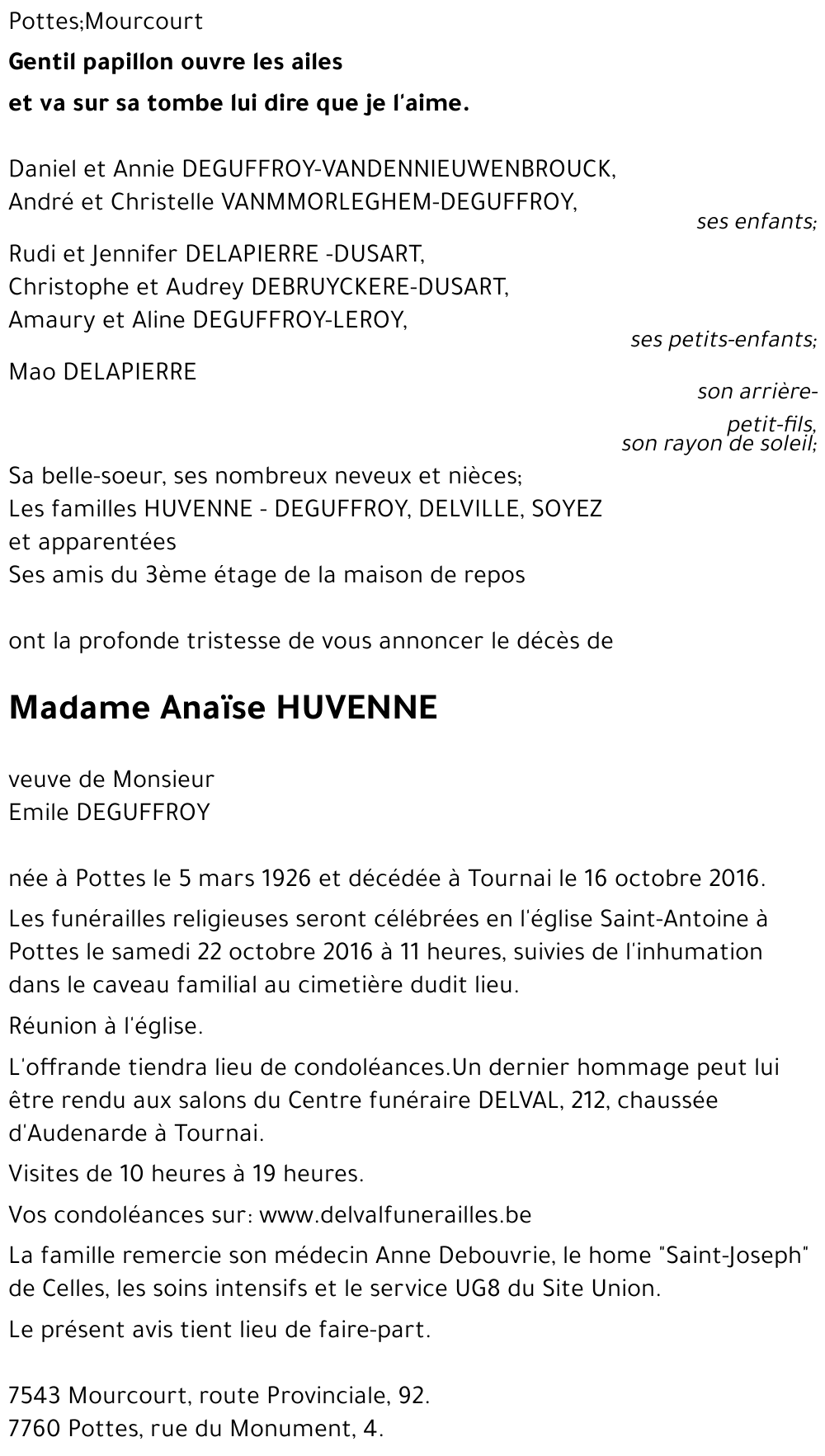 Anaïse HUVENNE