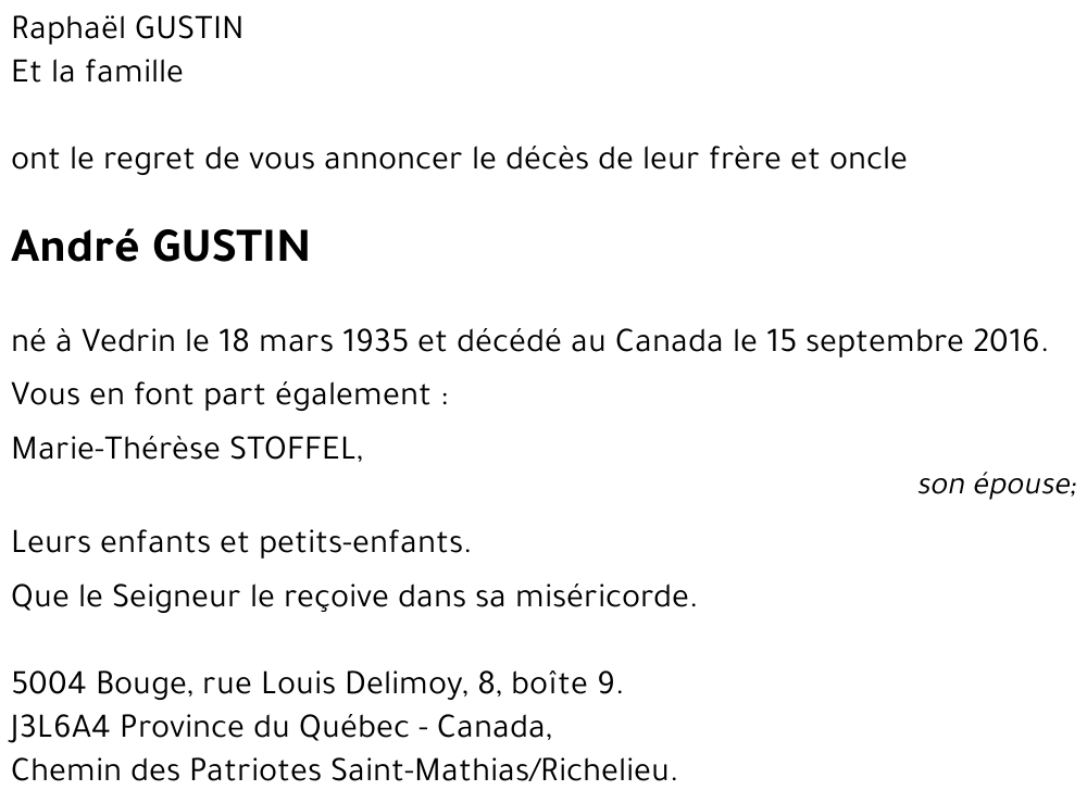 André GUSTIN