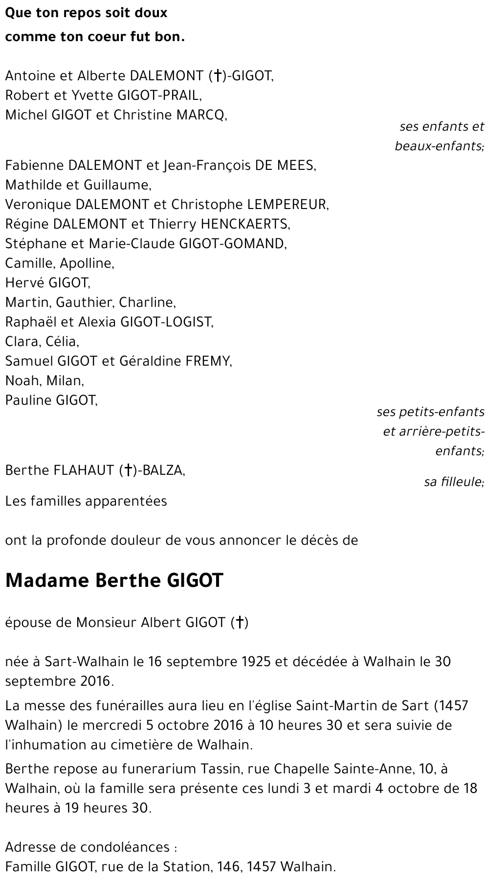 Berthe GIGOT