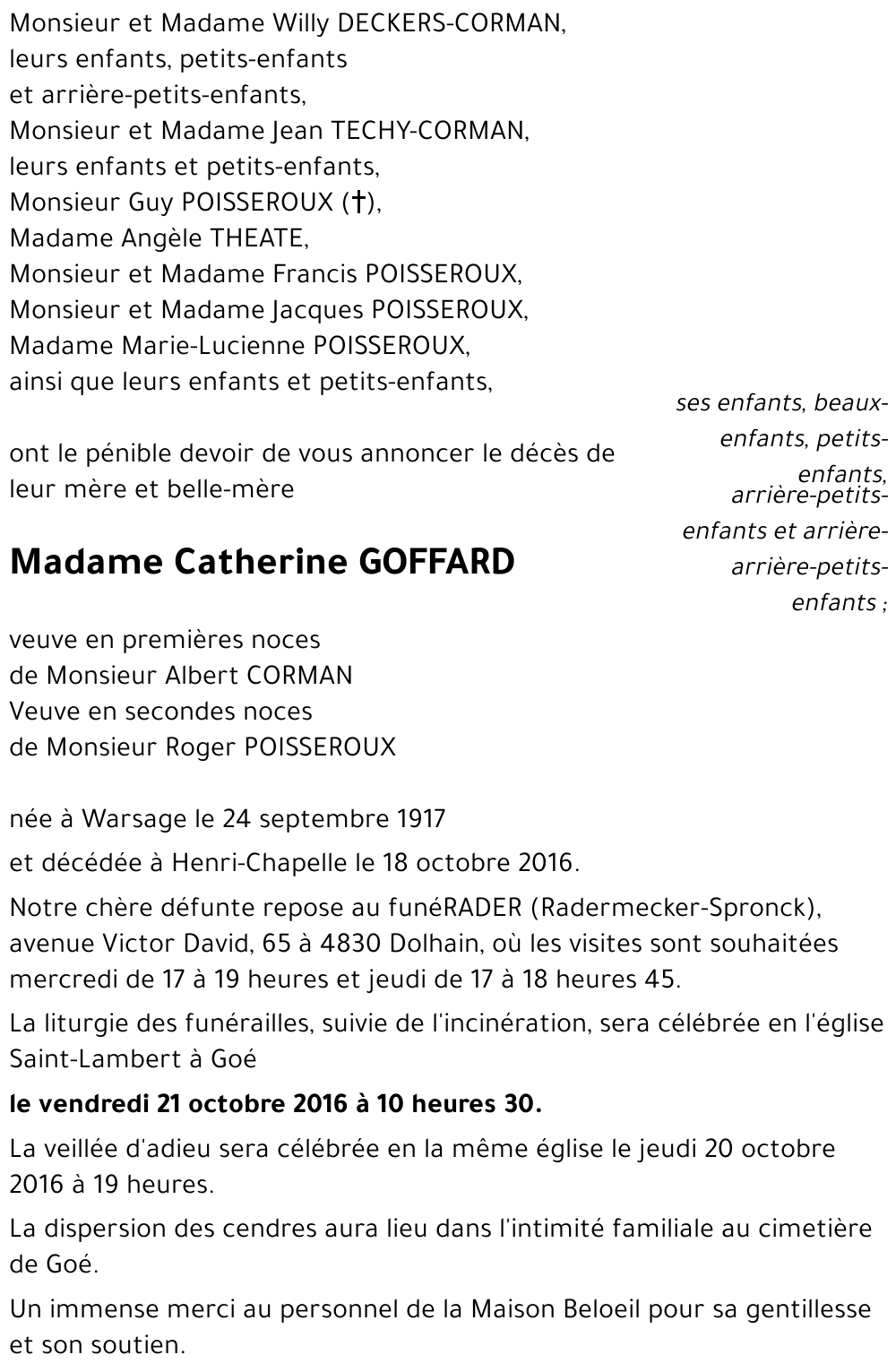 Catherine GOFFARD