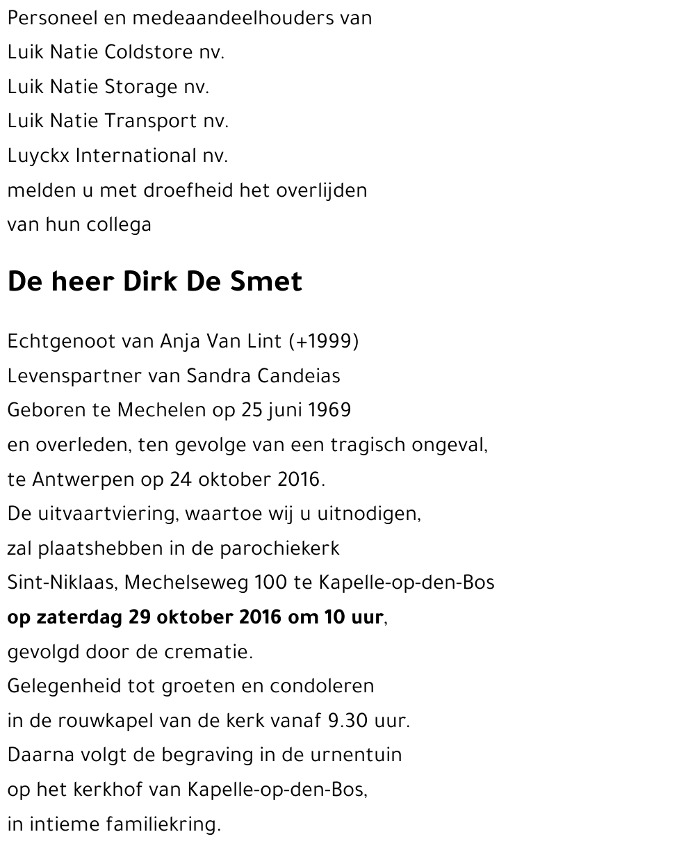 Dirk DE SMET