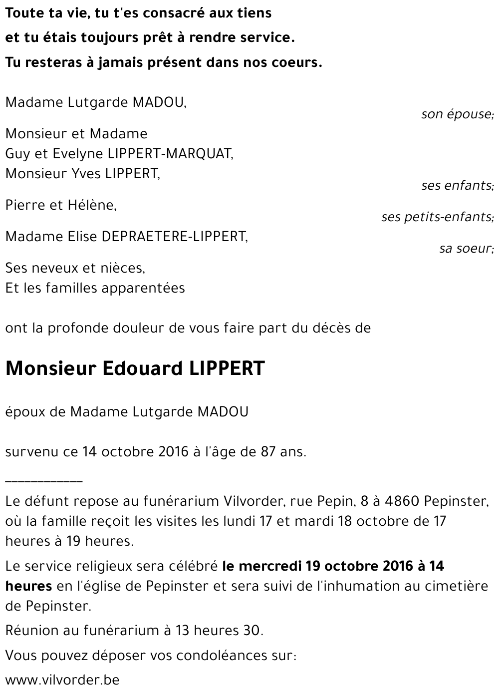 Edouard LIPPERT