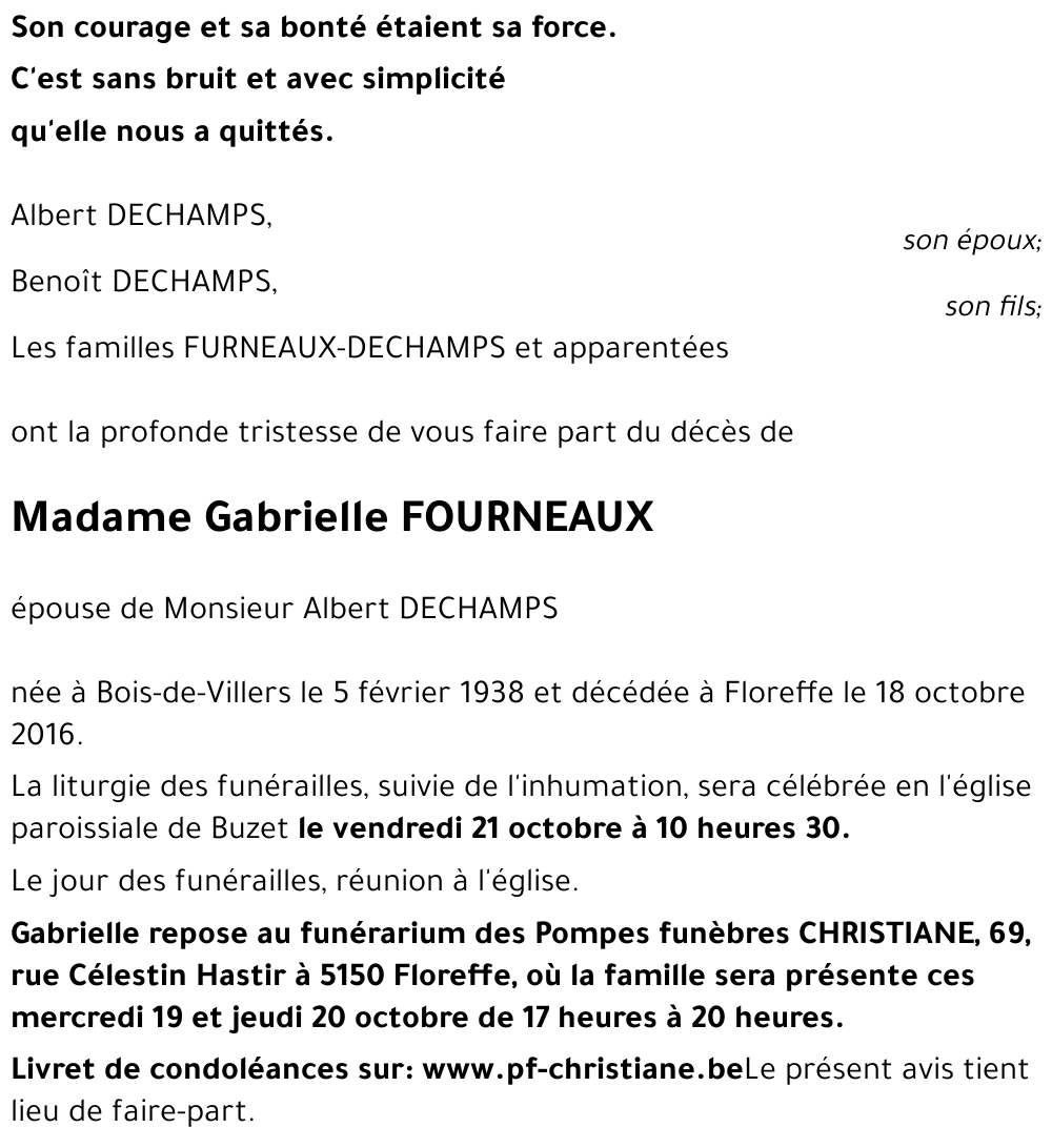 Gabrielle FOURNEAUX