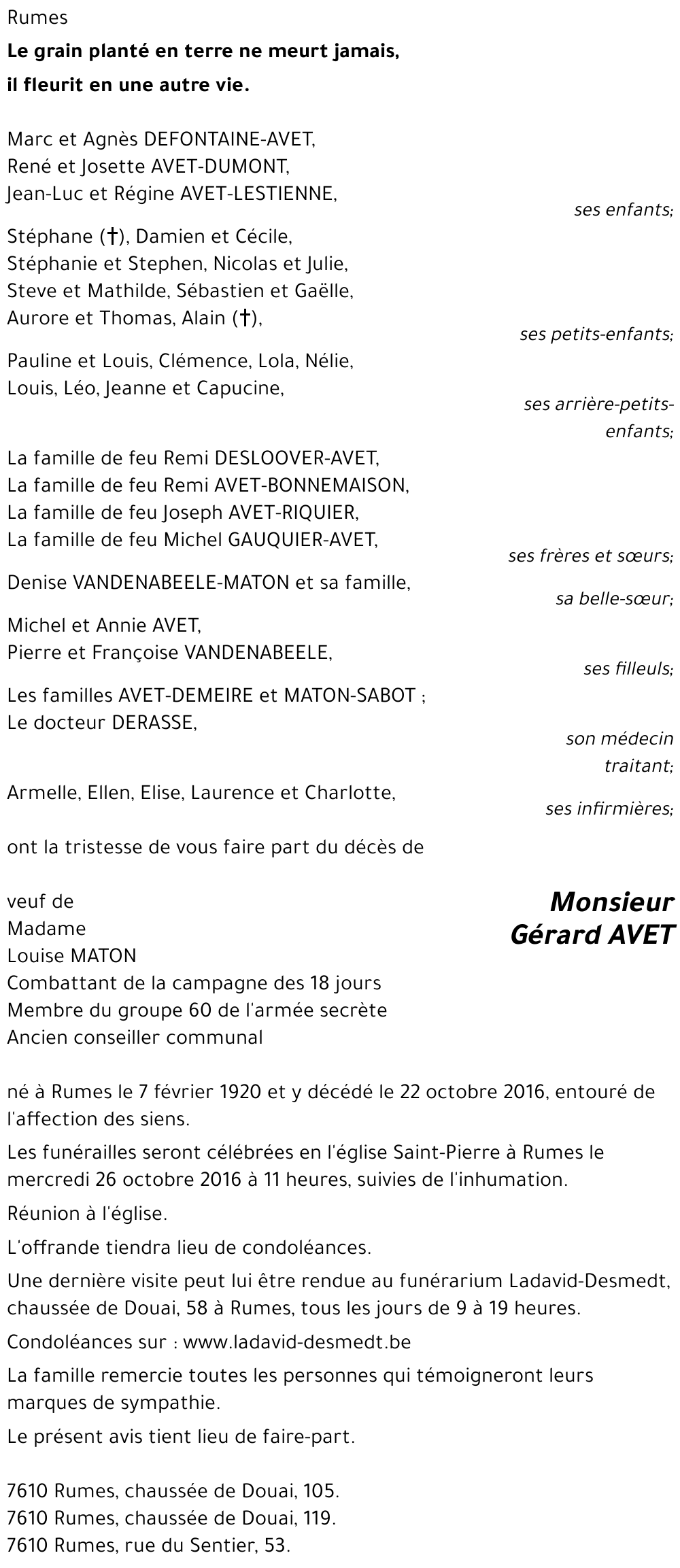 Gérard AVET