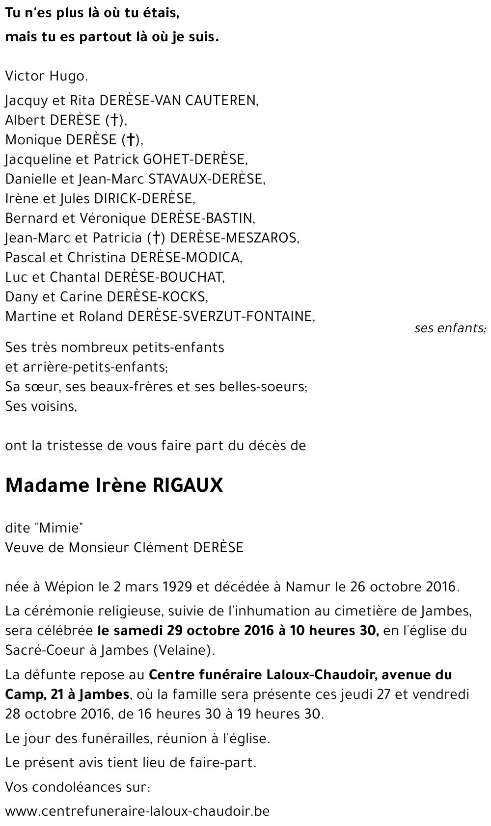 Irène RIGAUX
