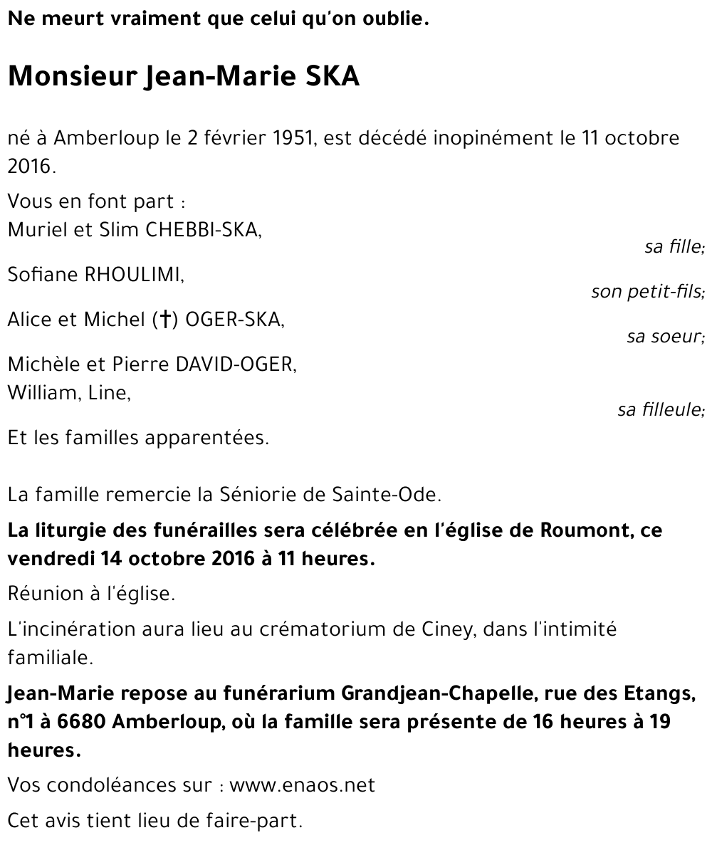 Jean-Marie SKA