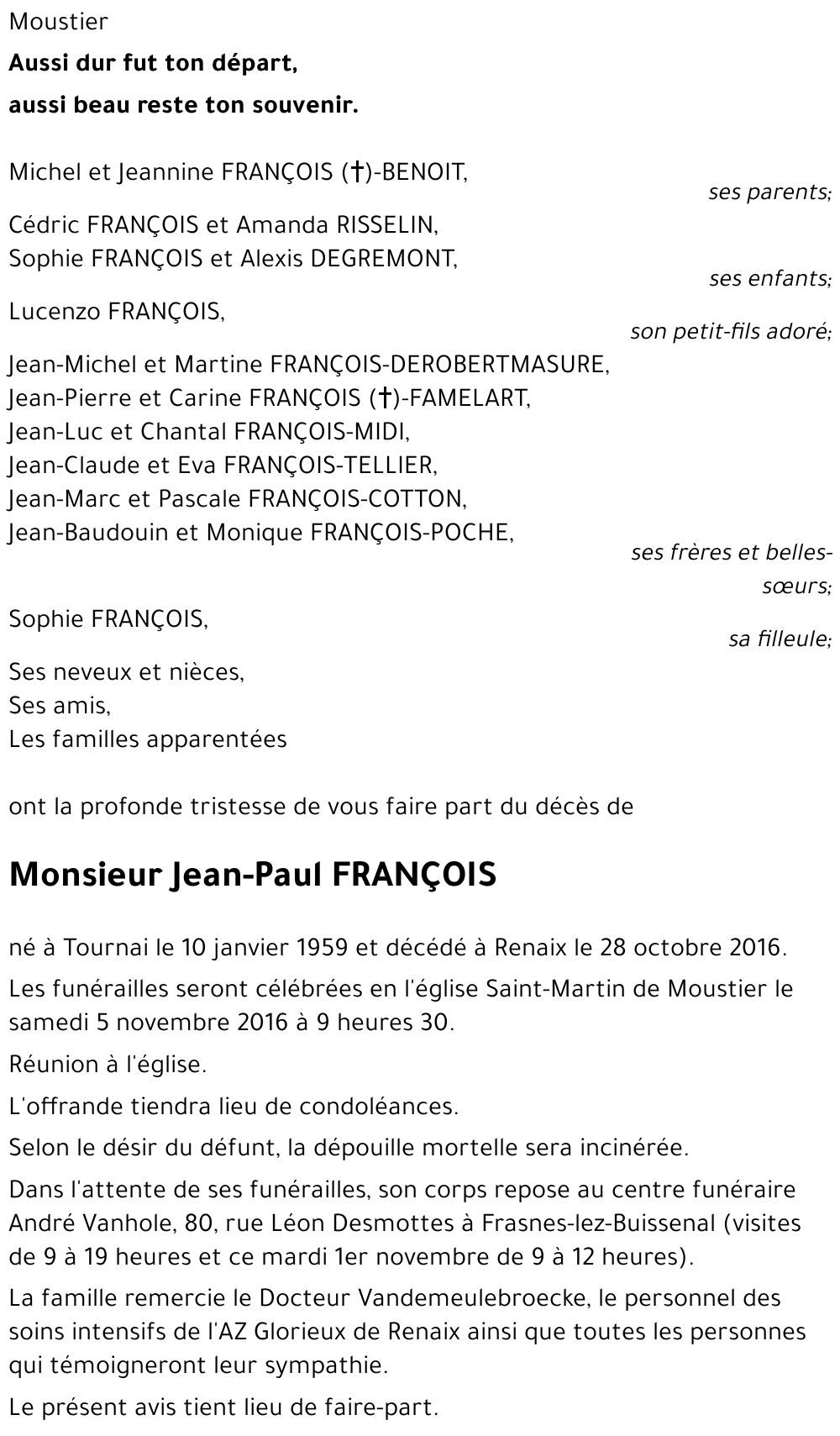 Jean-Paul FRANCOIS