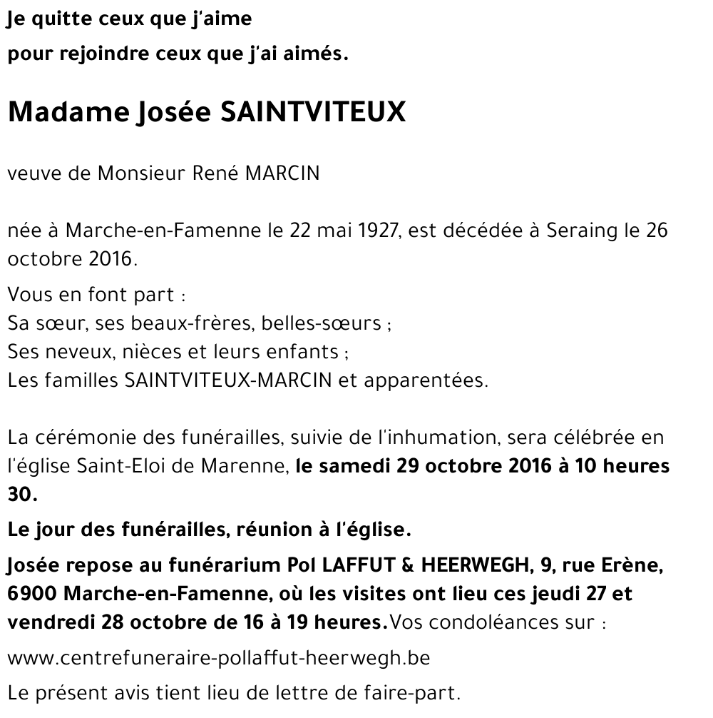 Josée SAINTVITEUX