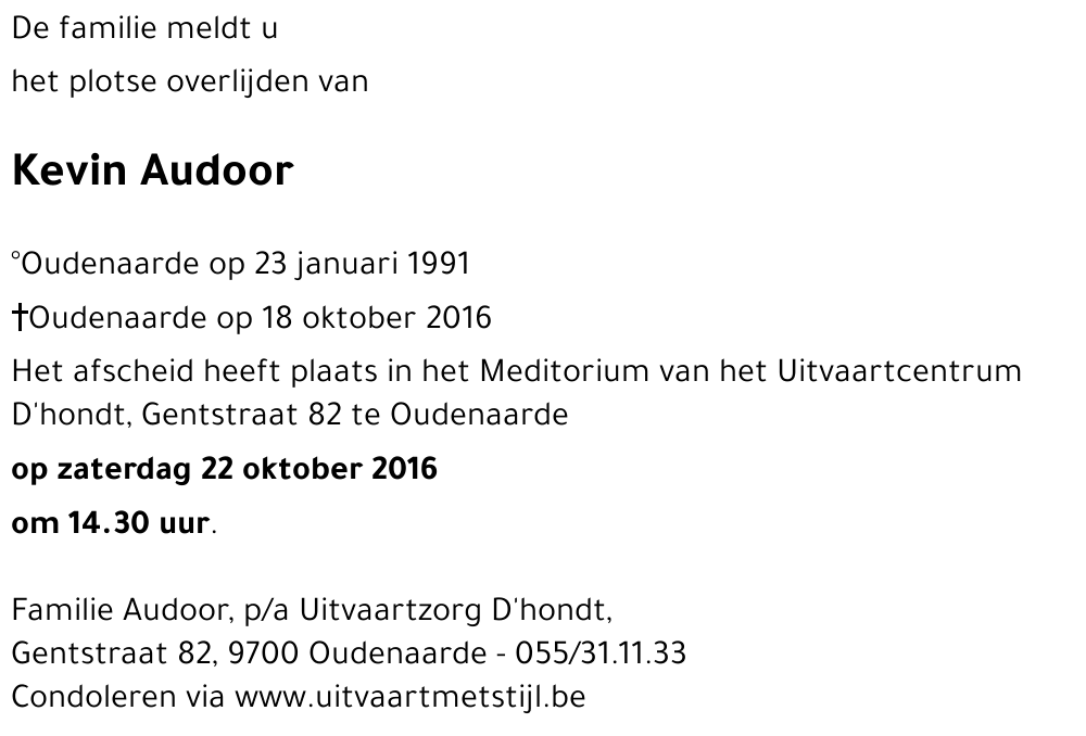 Kevin Audoor