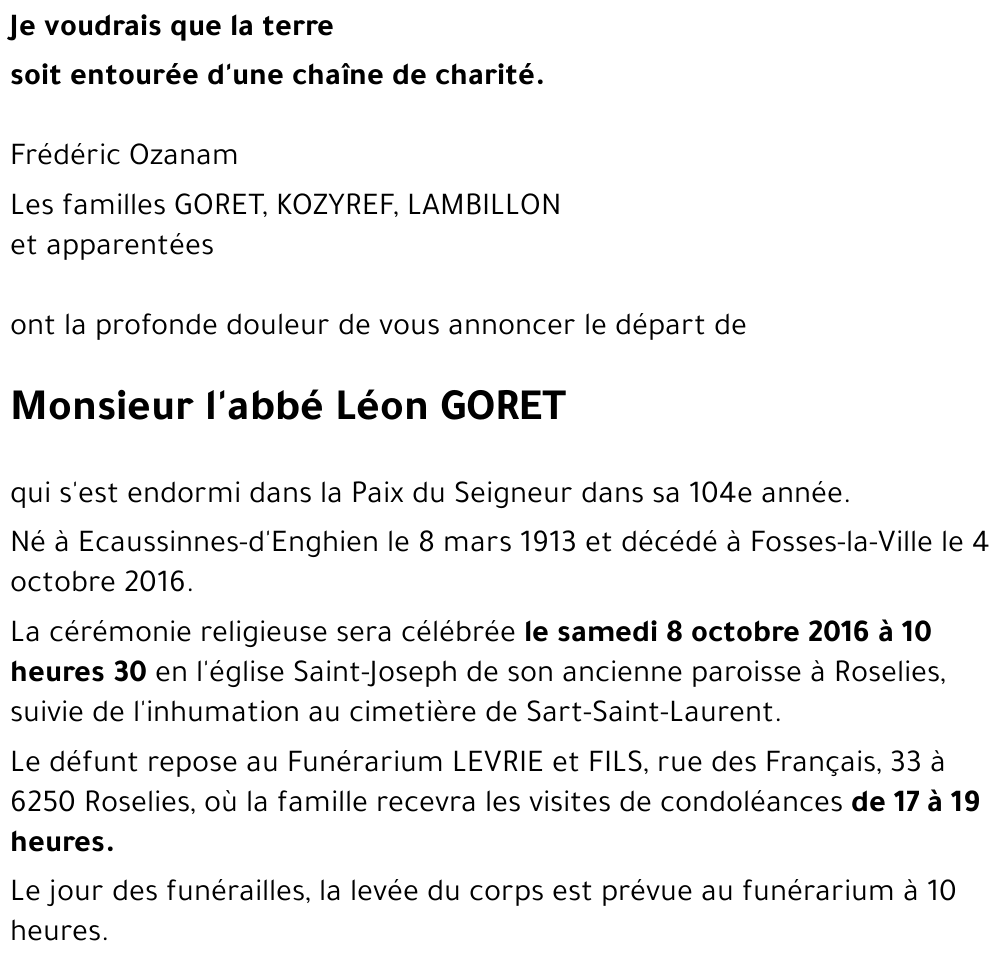 Léon GORET