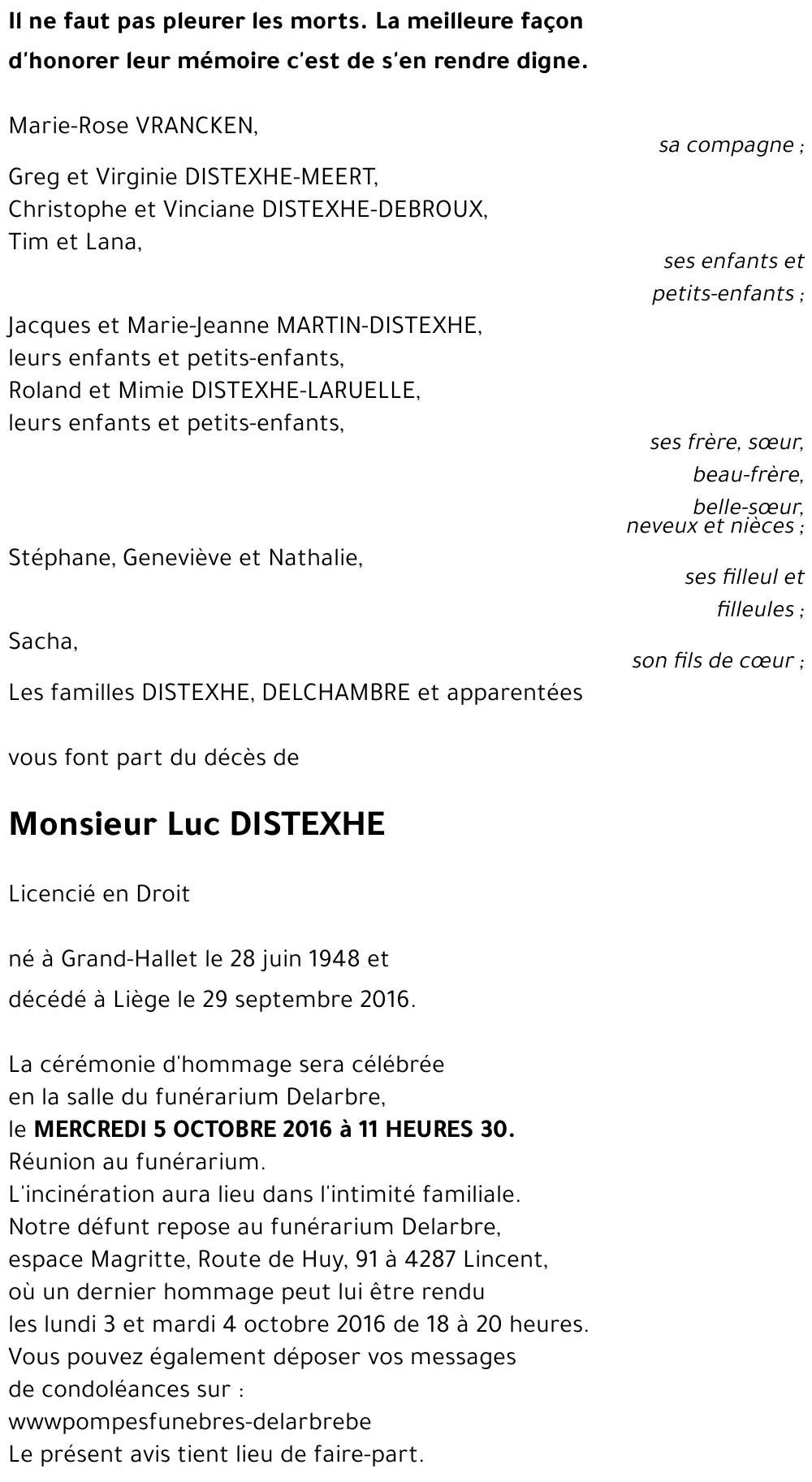 Luc DISTEXHE