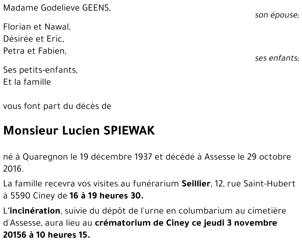 Lucien SPIEWAK