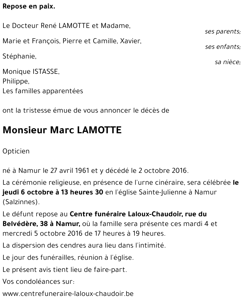 Marc LAMOTTE