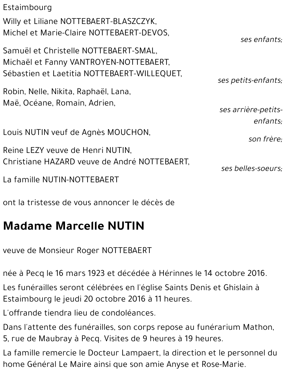 Marcelle NUTIN