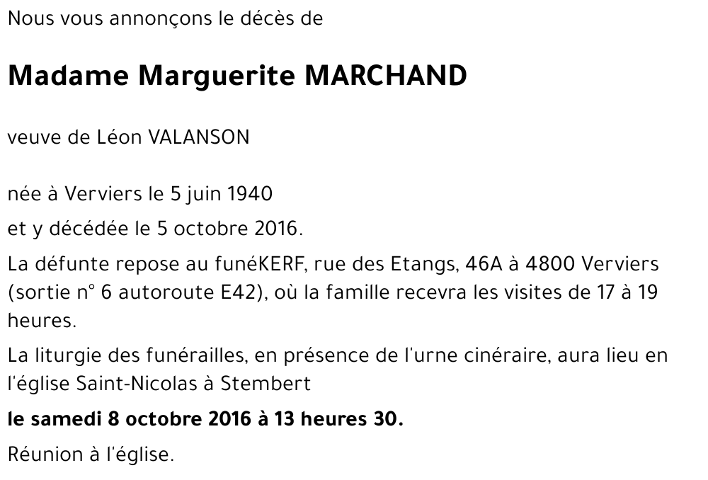 Marguerite MARCHAND