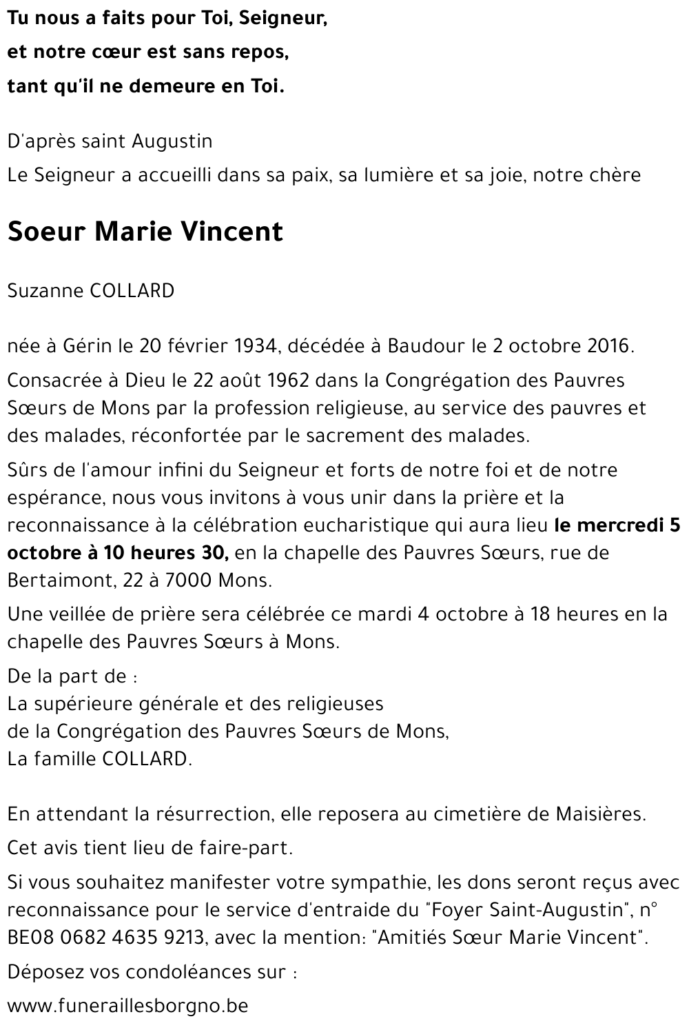 Marie Vincent -