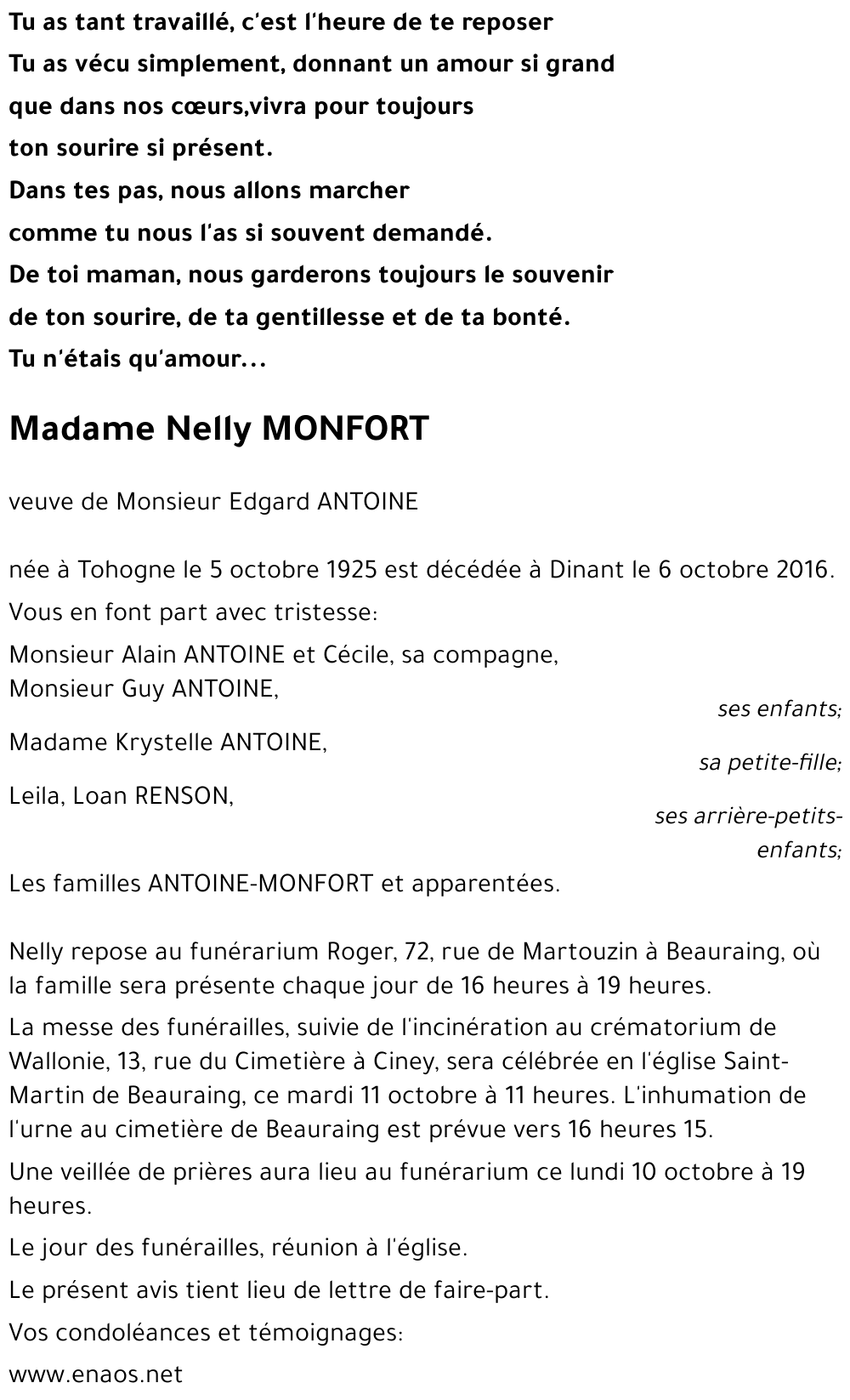 Nelly MONFORT