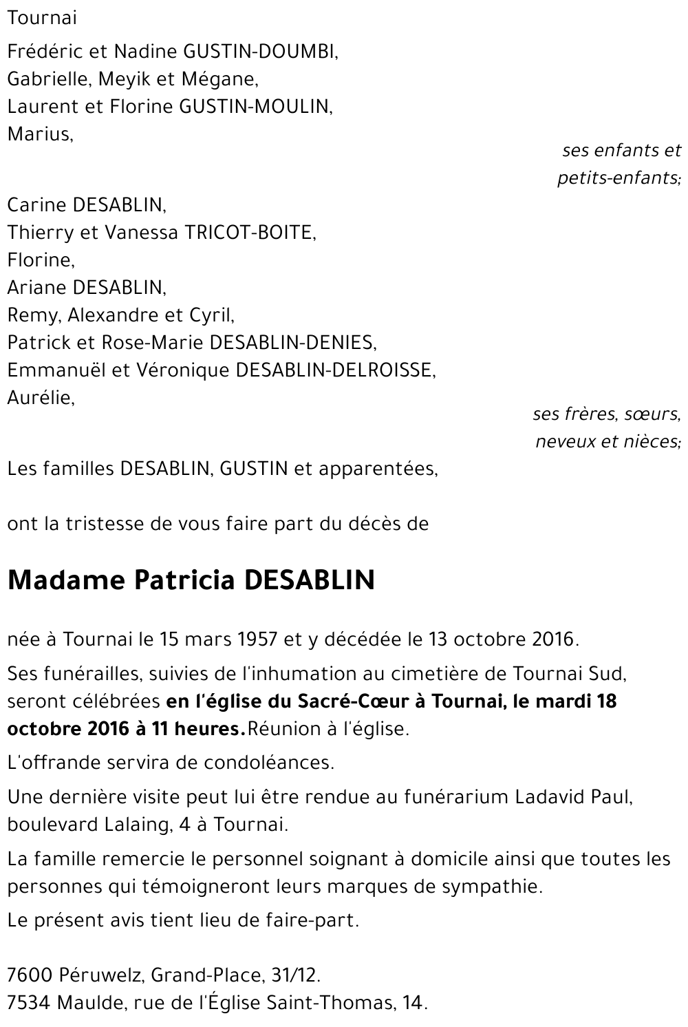 Patricia DESABLIN