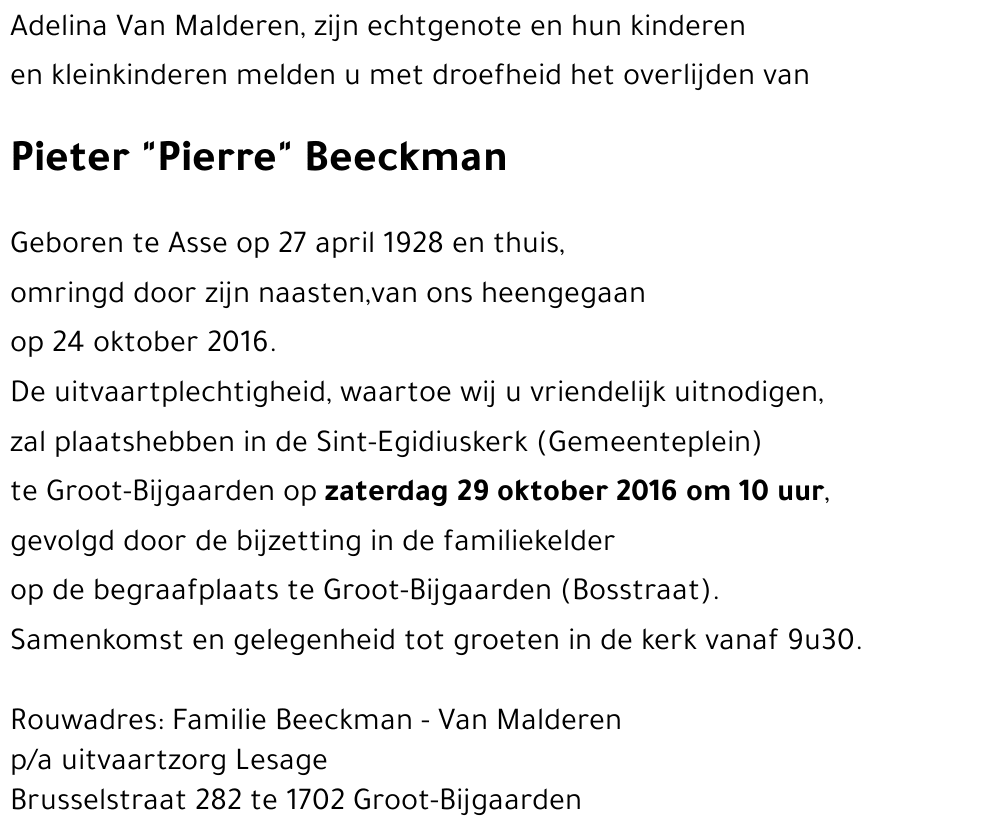 Pieter Beeckman