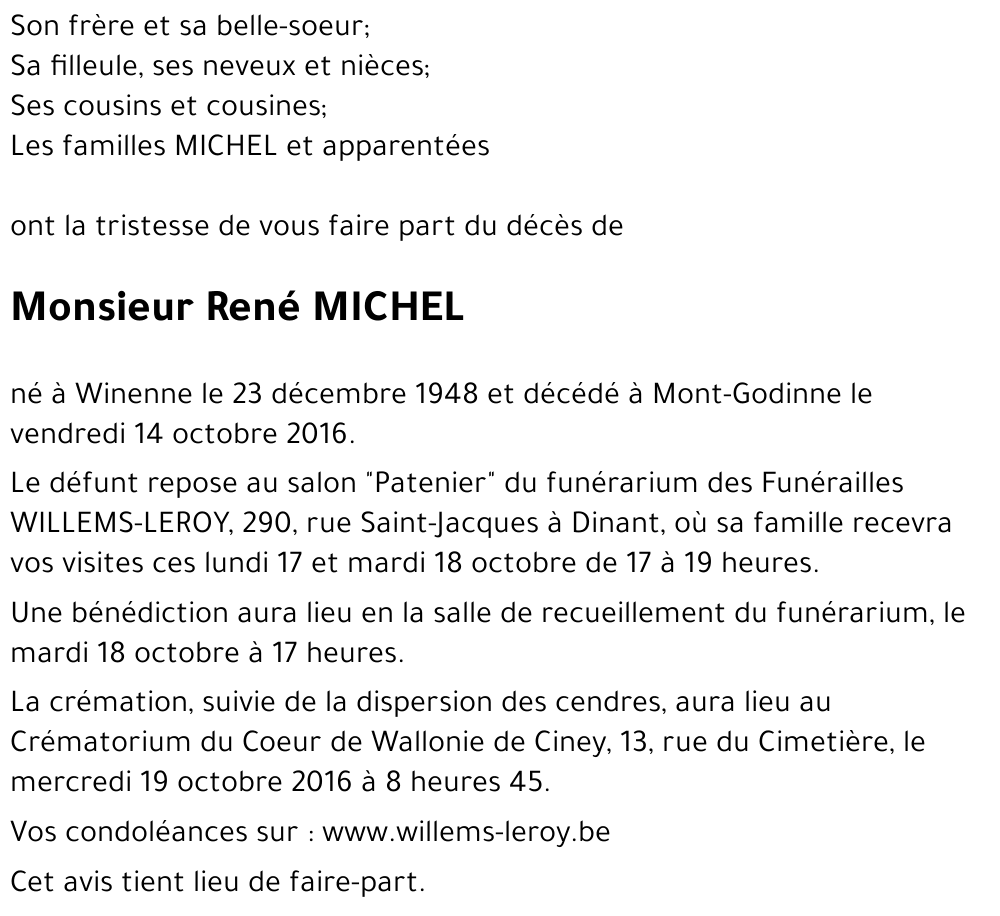 René MICHEL