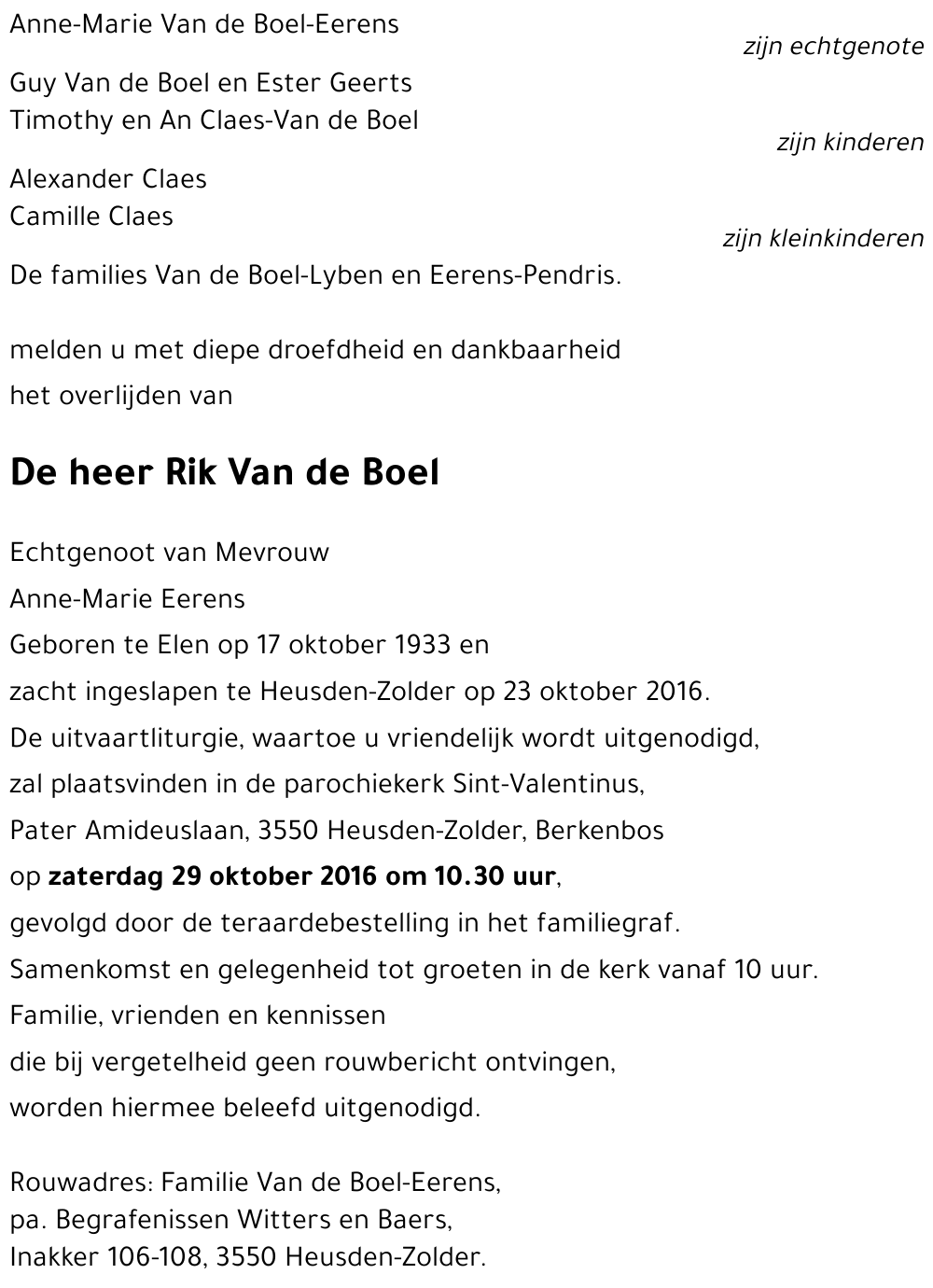 Rik Van de Boel