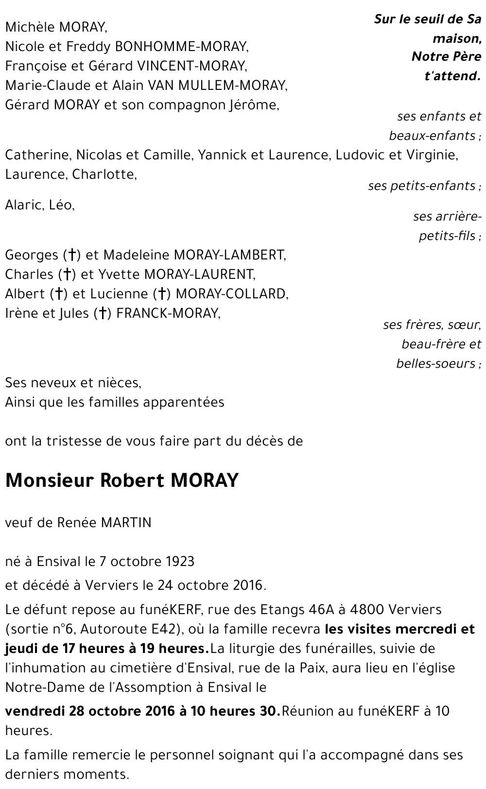 Robert MORAY