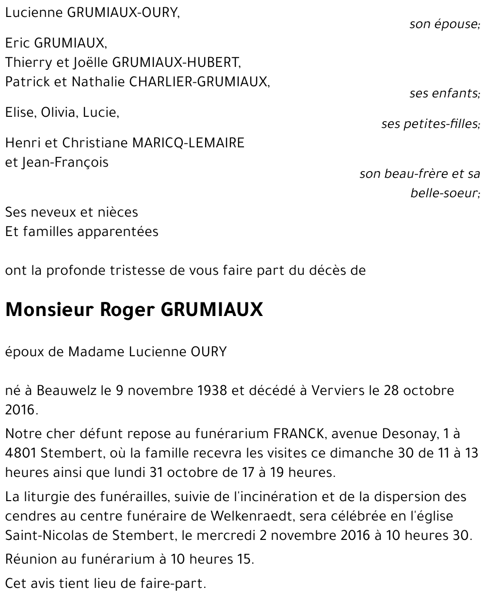 Roger GRUMIAUX