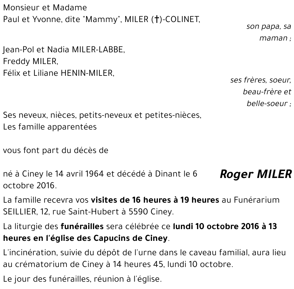 Roger MILER