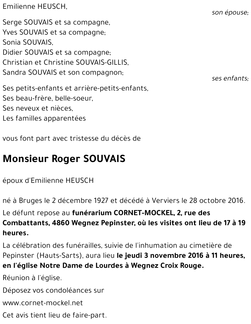 Roger SOUVAIS