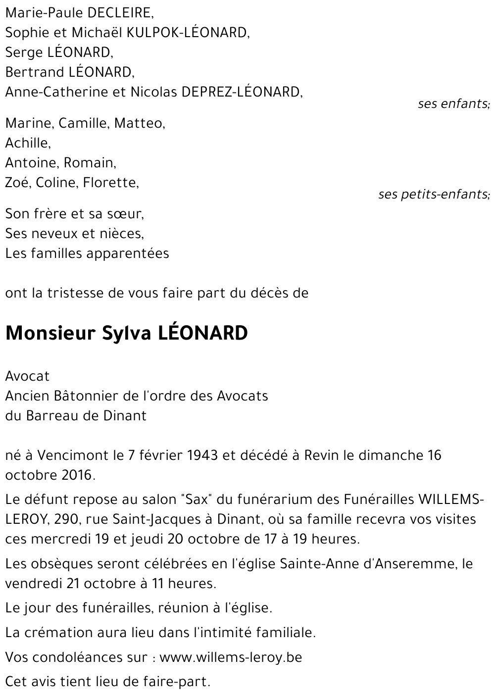 Sylva LÉONARD