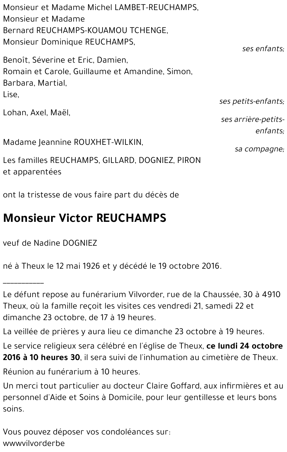 Victor REUCHAMPS